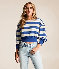 Striped Off The Shoulder Top