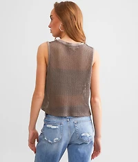 Fishnet Tank Top