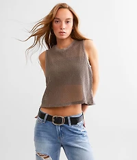 Fishnet Tank Top