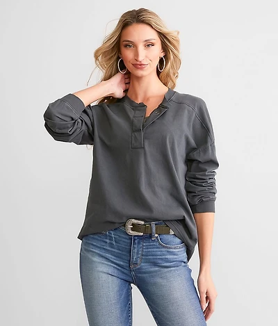 Washed Henley