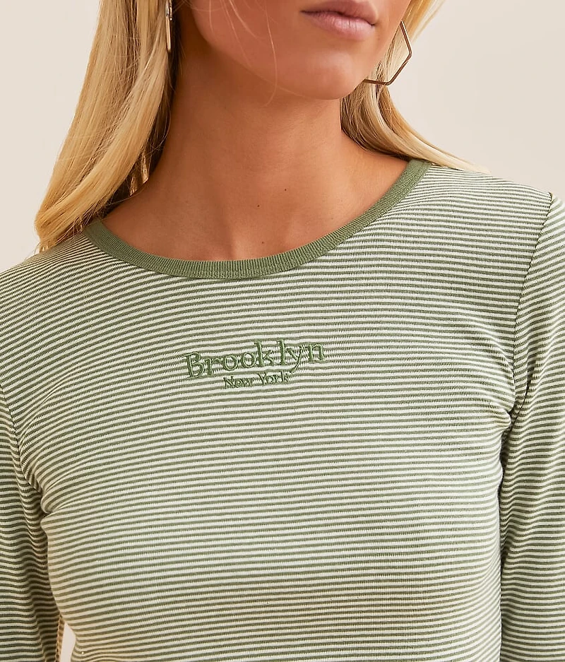 Brooklyn New York Cropped T-Shirt