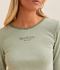 Brooklyn New York Cropped T-Shirt