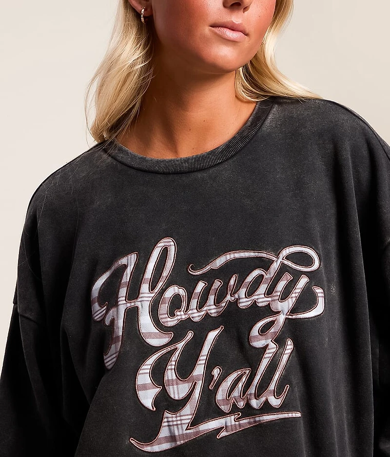 Howdy Y'all Oversized Pullover