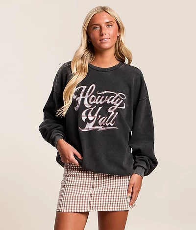 Howdy Y'all Oversized Pullover