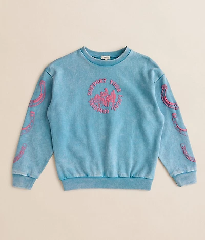 Girls - Support Your Local Cowgirl Pullover