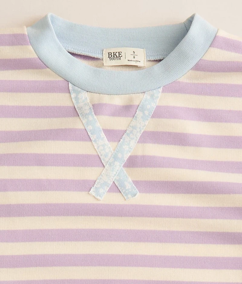 Girls - Striped Pullover