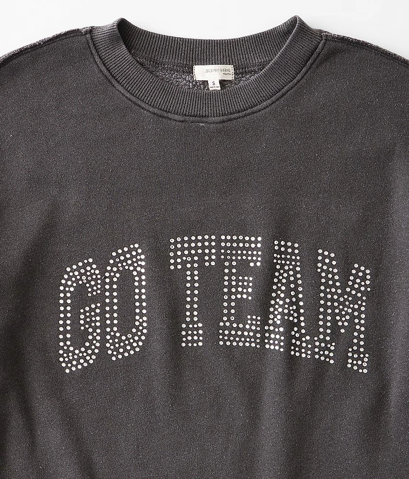 Girls - Go Team Washed Pullover