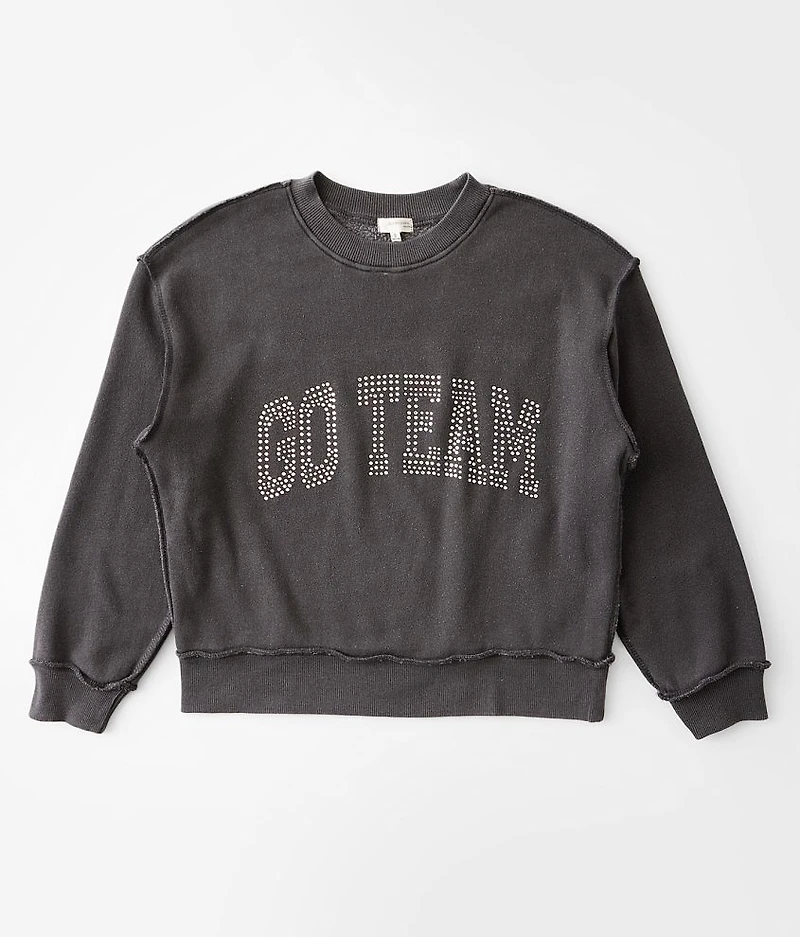 Girls - Go Team Washed Pullover