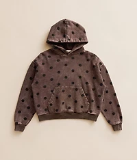 Girls - Polka Dot Hooded Sweatshirt