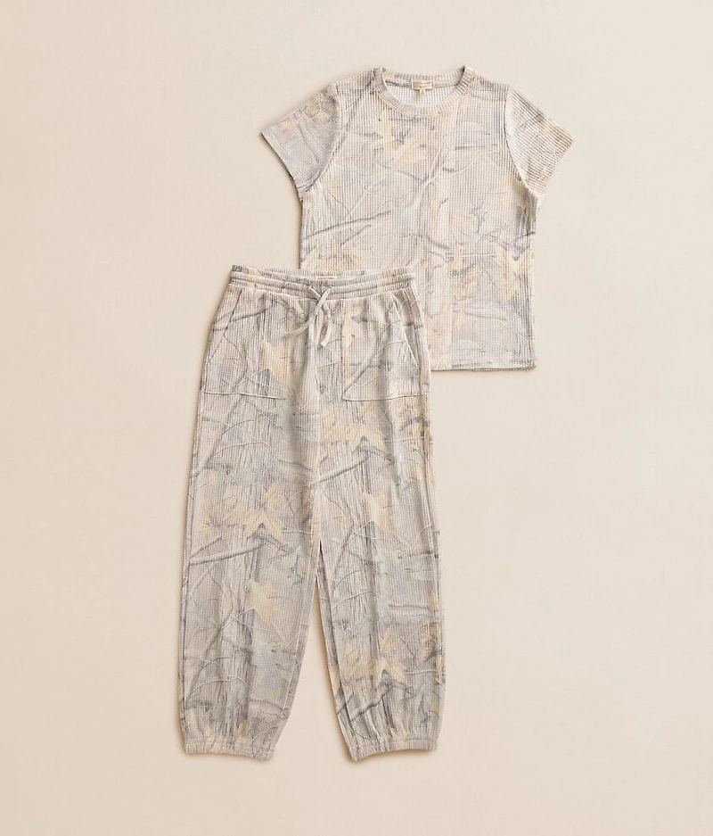 Girls - Camo Thermal Jogger