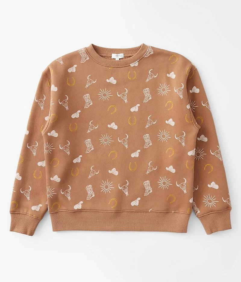 Girls - Southwestern Pullover