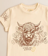 Girls - Cool Cow T-Shirt
