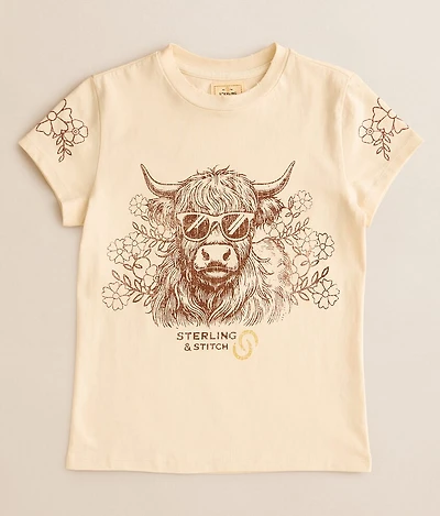 Girls - Cool Cow T-Shirt
