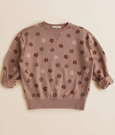 Girls - Floral Pullover