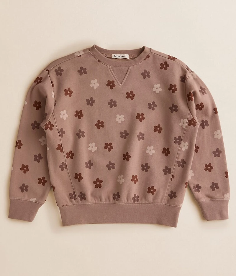 Girls - Floral Pullover