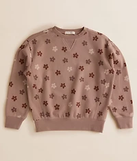 Girls - Floral Pullover