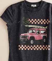 Girls - Surfing Jeep Oversized T-Shirt