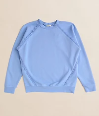 Girls - Crochet Trim Pullover