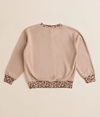 Girls - Highland Cow Pullover
