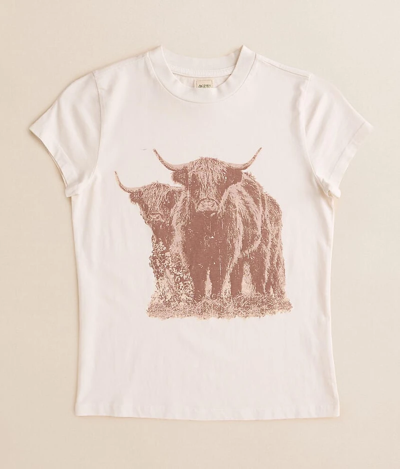 Girls - Cow Oversized T-Shirt
