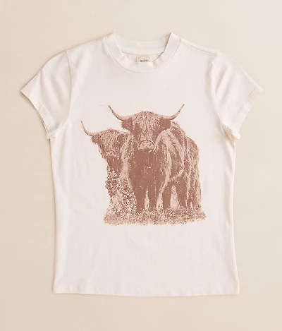Girls - Cow Oversized T-Shirt