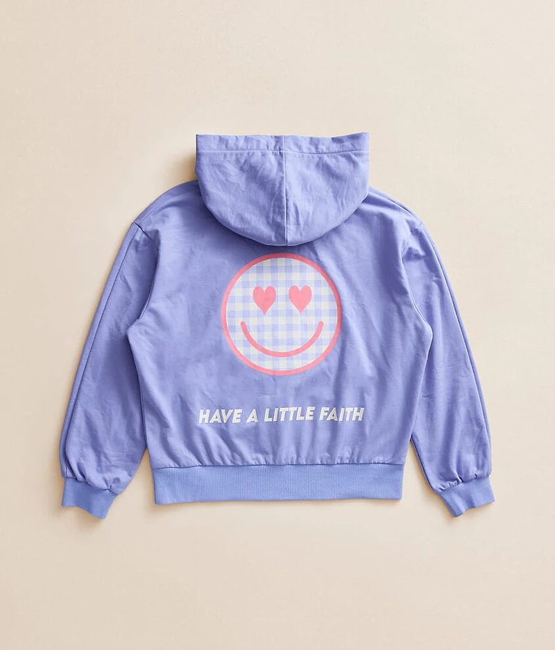 Girls - Dreamer Smiley Hooded Sweatshirt
