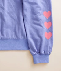 Girls - Dreamer Smiley Hooded Sweatshirt
