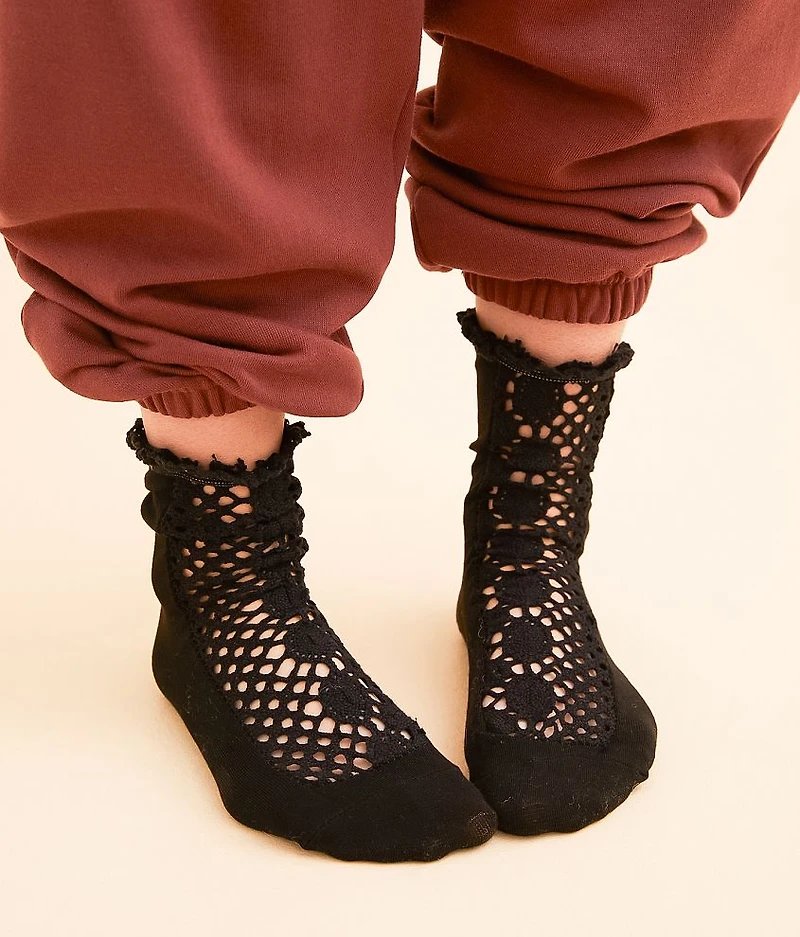 Rubies Crochet Socks