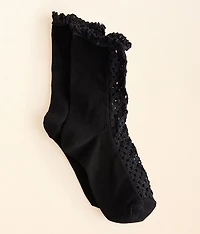 Rubies Crochet Socks