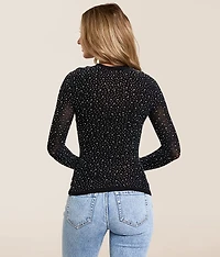 Night Sky Rhinestone Top