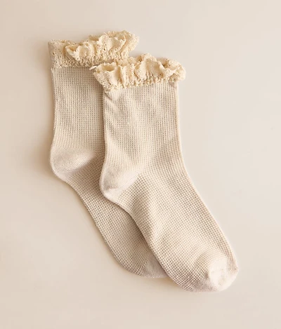 Beloved Waffle Knit Socks