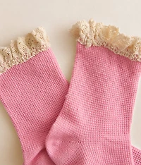 Beloved Waffle Knit Socks