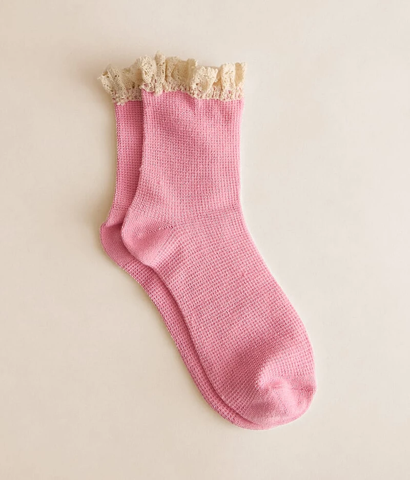Beloved Waffle Knit Socks