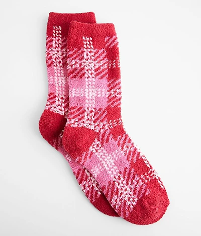 Hilarie Plaid Socks