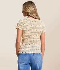 Free People Angelina Lace Top