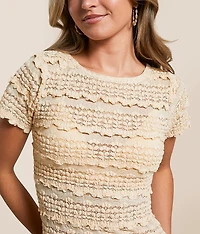 Free People Angelina Lace Top