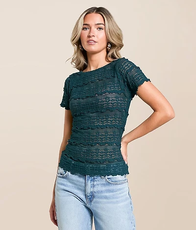 Angelina Lace Top