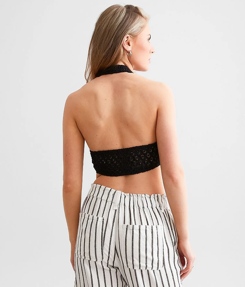 Adella Lace Halter Bralette