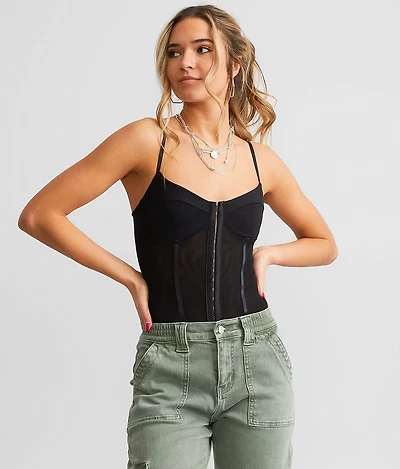 Night Rhythm Corset Bodysuit