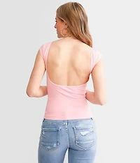 Low Back Cropped T-Shirt