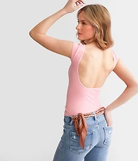 Low Back Cropped T-Shirt