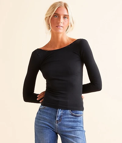 Low Back Seamless Top