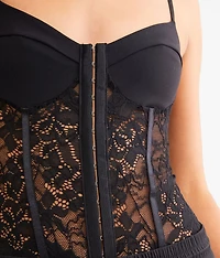Night Rhythm Lace Bodysuit