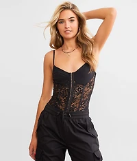 Night Rhythm Lace Bodysuit