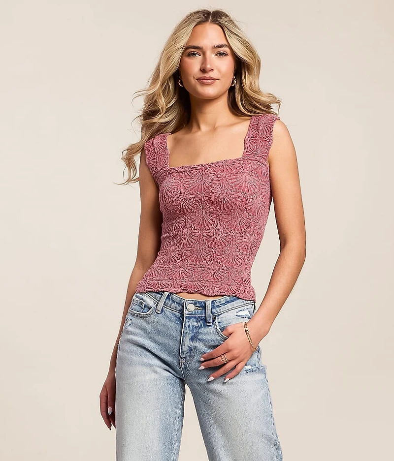 Love Letter Cropped Cami Tank Top