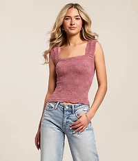 Love Letter Cropped Cami Tank Top