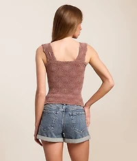 Love Letter Cropped Cami Tank Top