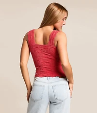 Love Letter Cropped Cami Tank Top