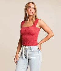 Love Letter Cropped Cami Tank Top
