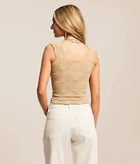 Love Letter Cropped Cami Tank Top